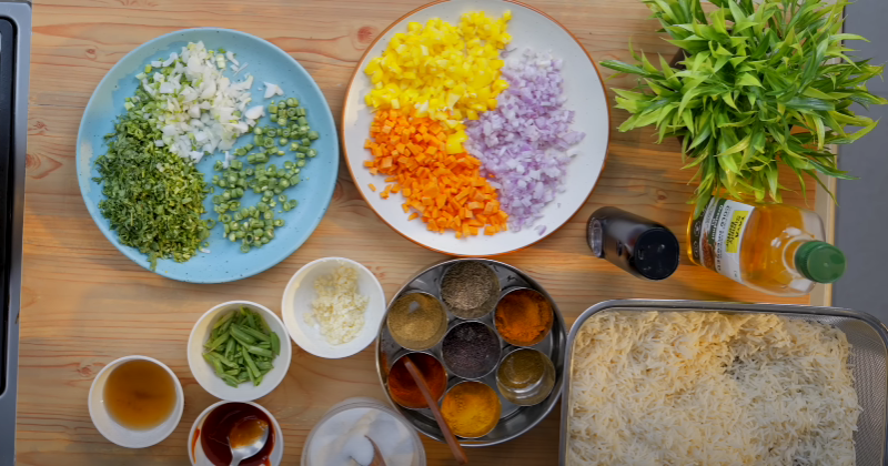 Fried rice recipes ingredients