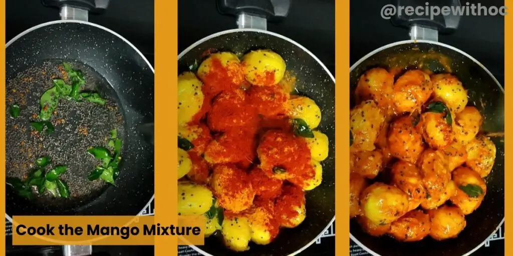 Cook the Mango Mixture