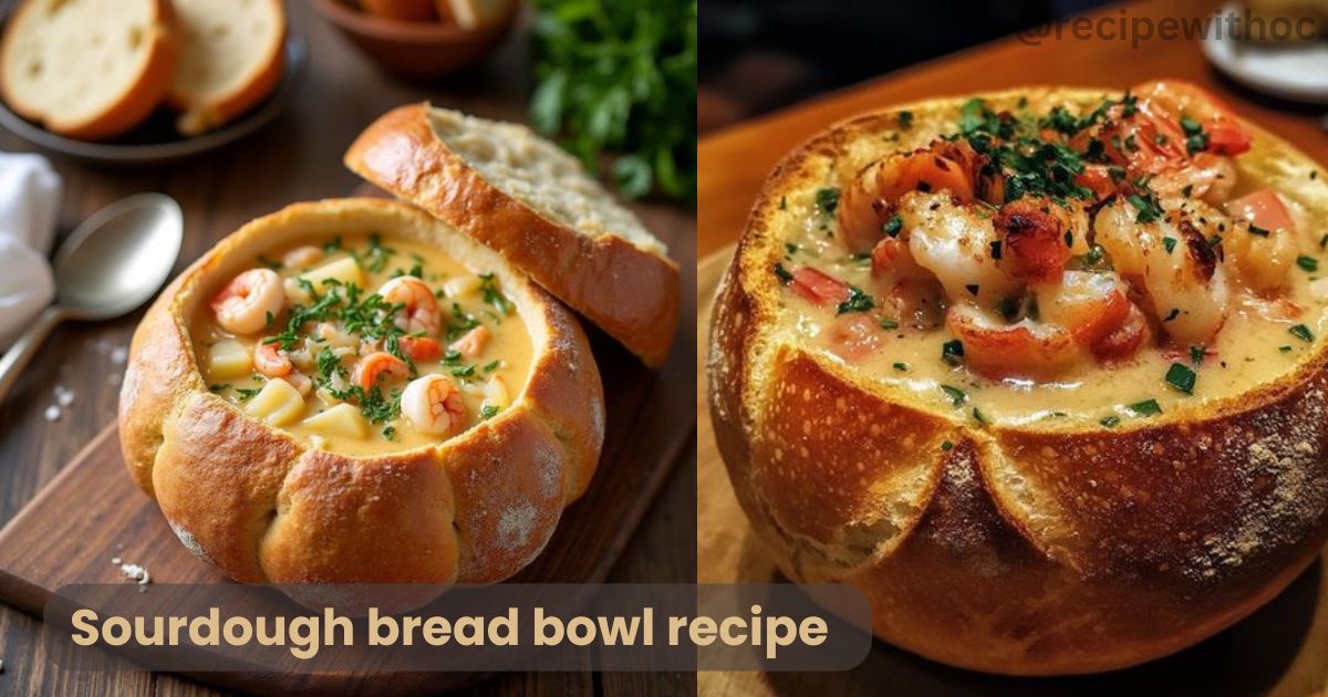 Sourdough bread bowl recipe