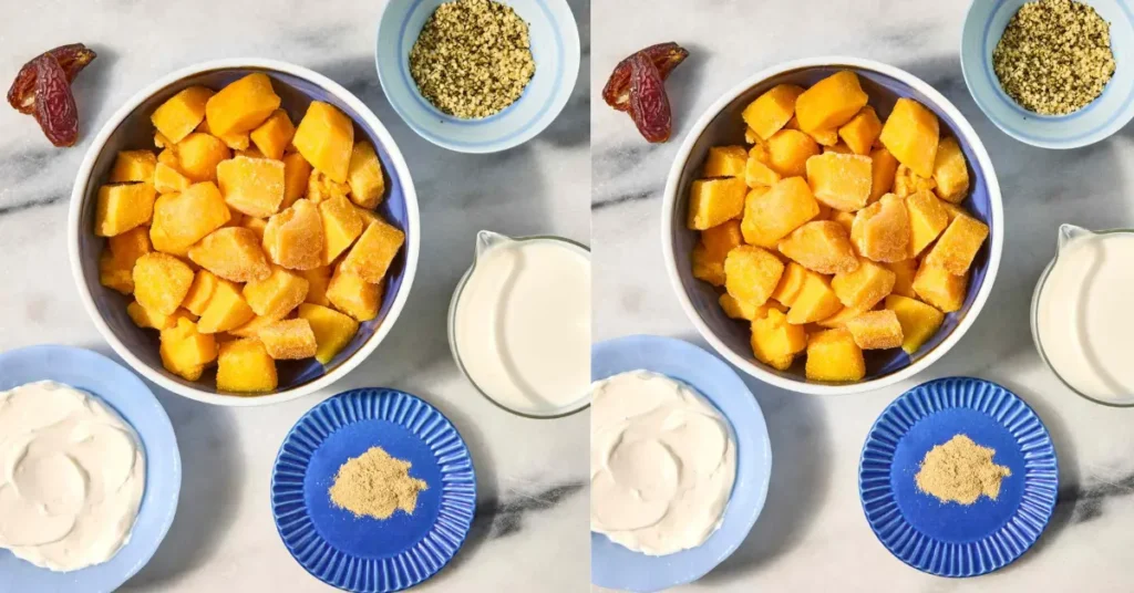 No-Added-Sugar Mango Lassi Smoothie